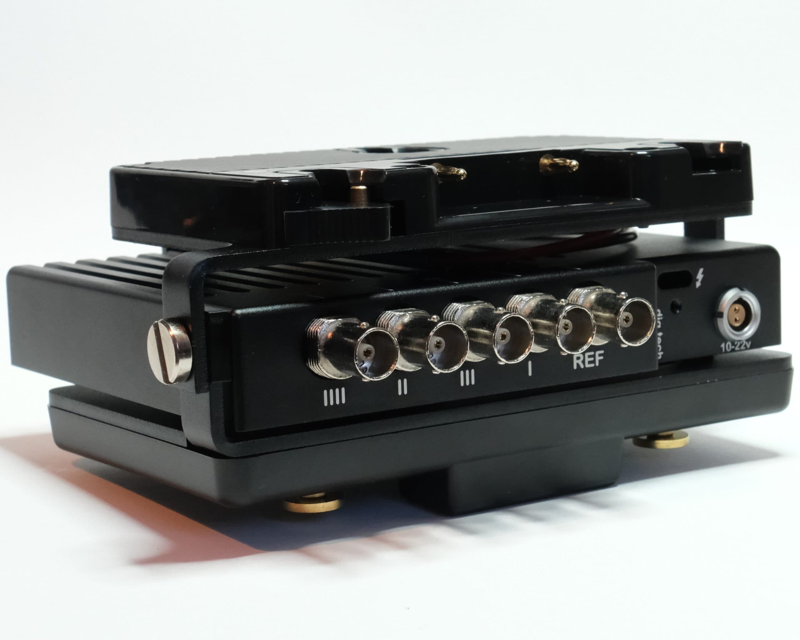 Gold Mount Power Bracket for Decklink Duo Enclosure